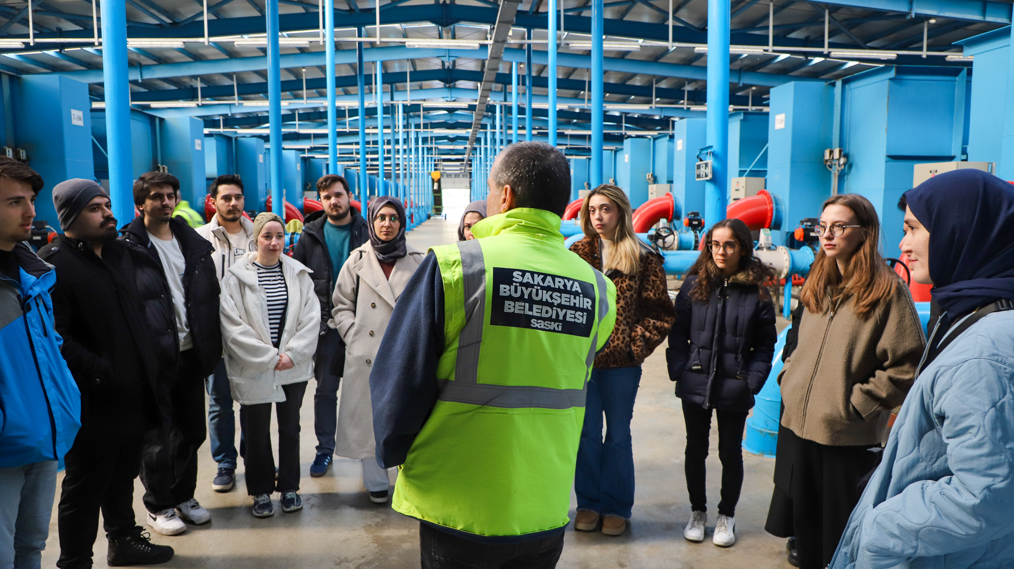SASKİ geleceğin sağlık neferlerini tesislerinde ağırladı
