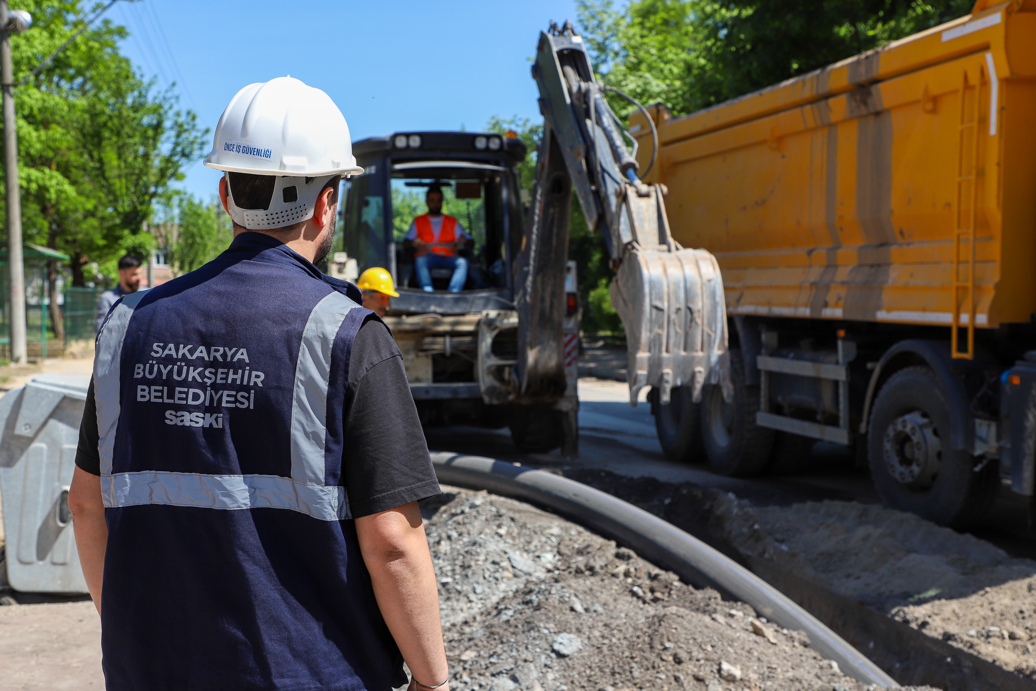 Söğütlü’nün atık su ve içme suyu projesinde çalışmalar hız kazandı