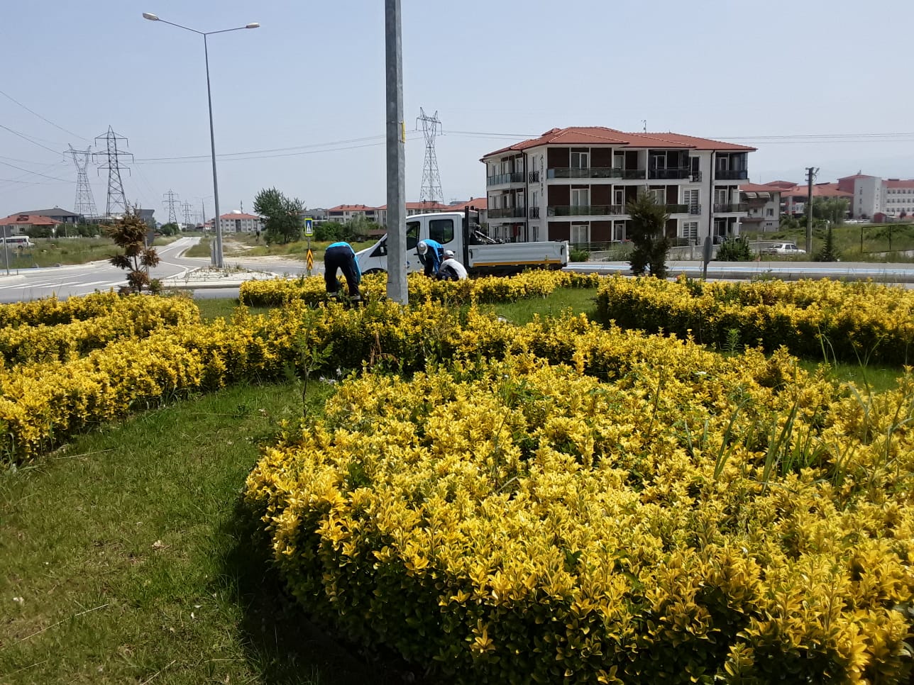 Park ve yeşil alanlarda bahar temizliği