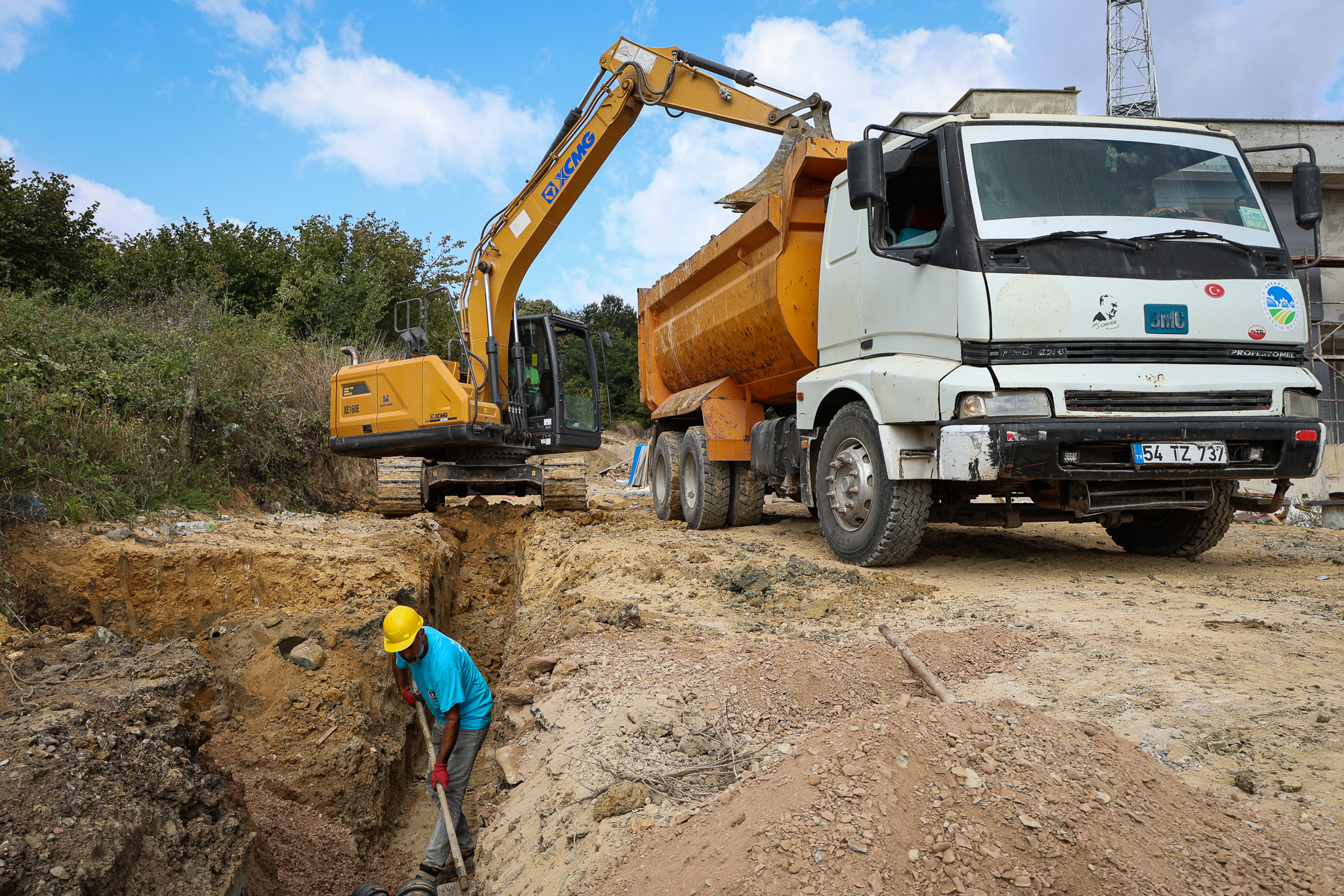 Kuruçeşme’nin kanalizasyon altyapısına yeni bir hat kazandırılıyor