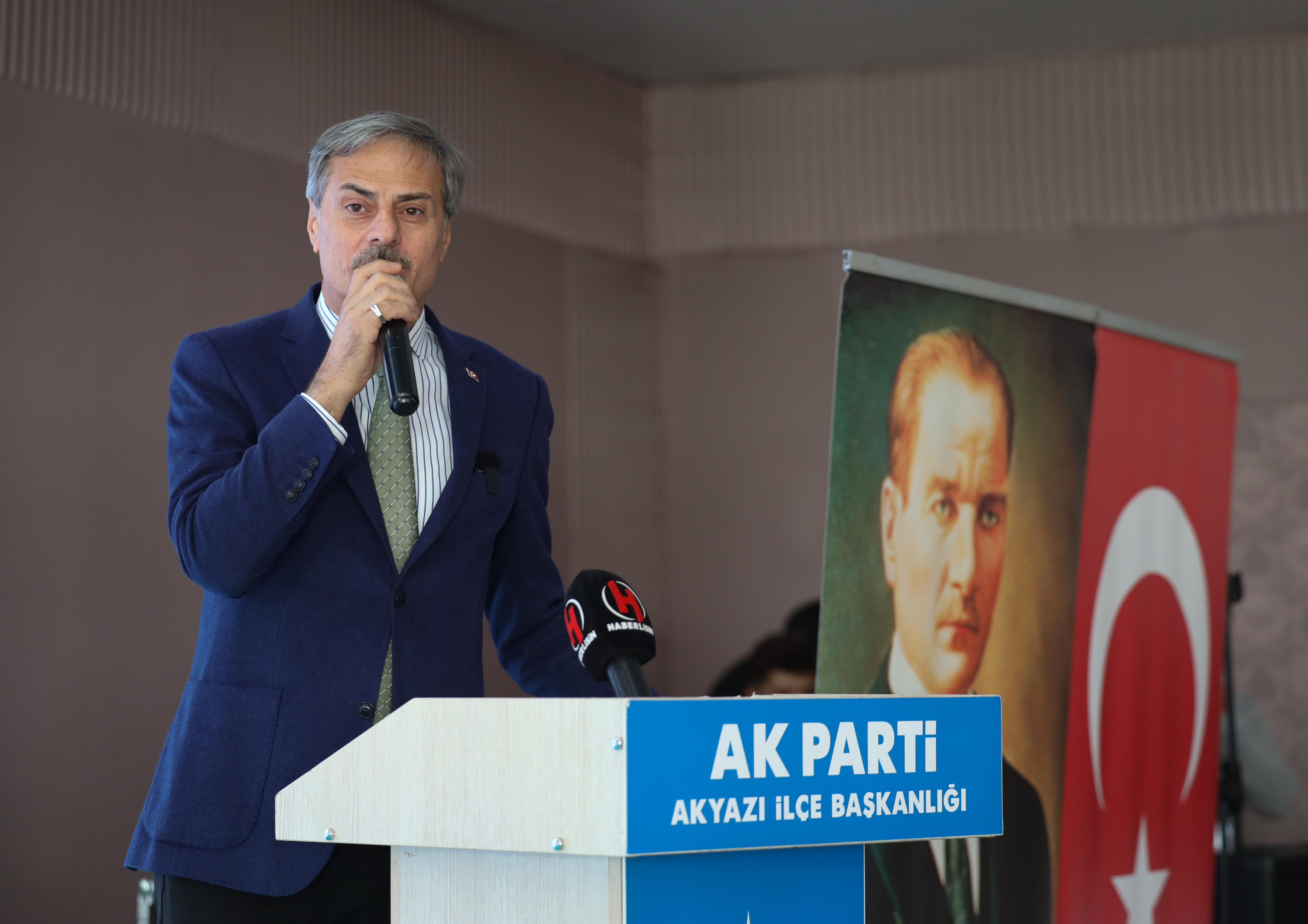 “İnsanımıza yakışır bir Akyazı’yı birlikte inşa ediyoruz”