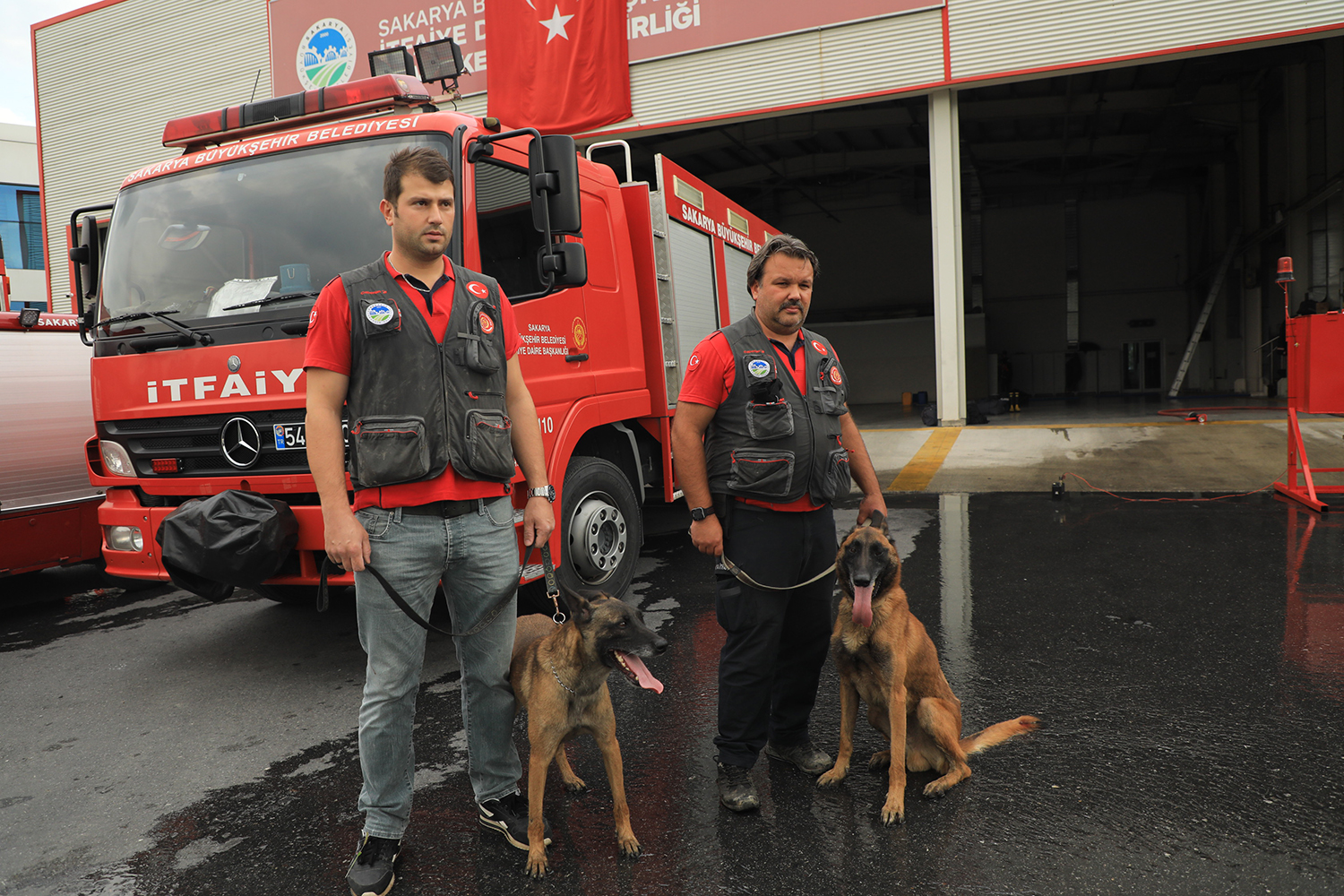K9’lar arama kurtarma çalışmaları için İzmir’e gidiyor