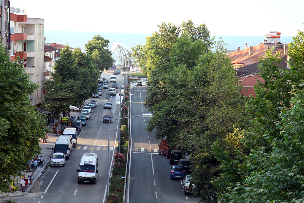 Plaj Caddesi Yeni Yüzüne Kavuştu