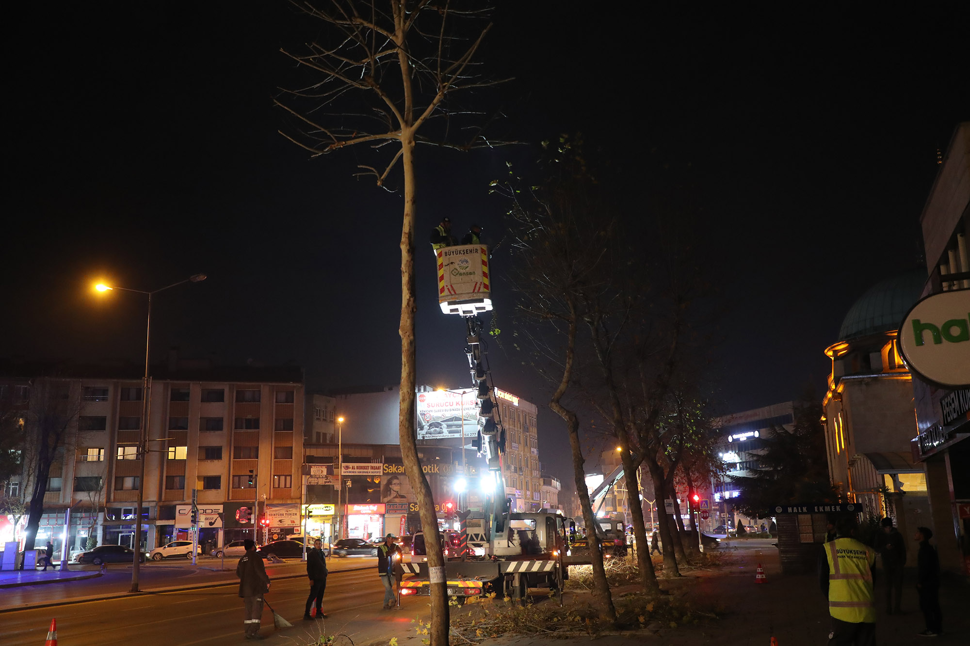 15 Temmuz Caddesi kışa hazır