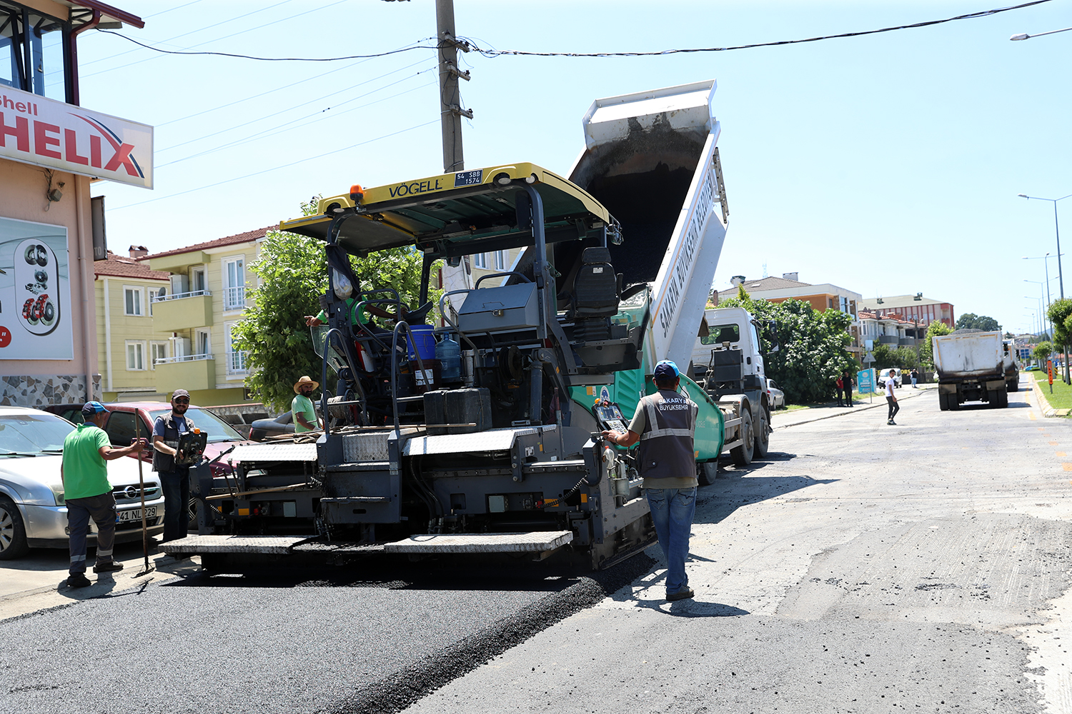 Sanayi esnafı haftaya yenilenen yol ile başlayacak