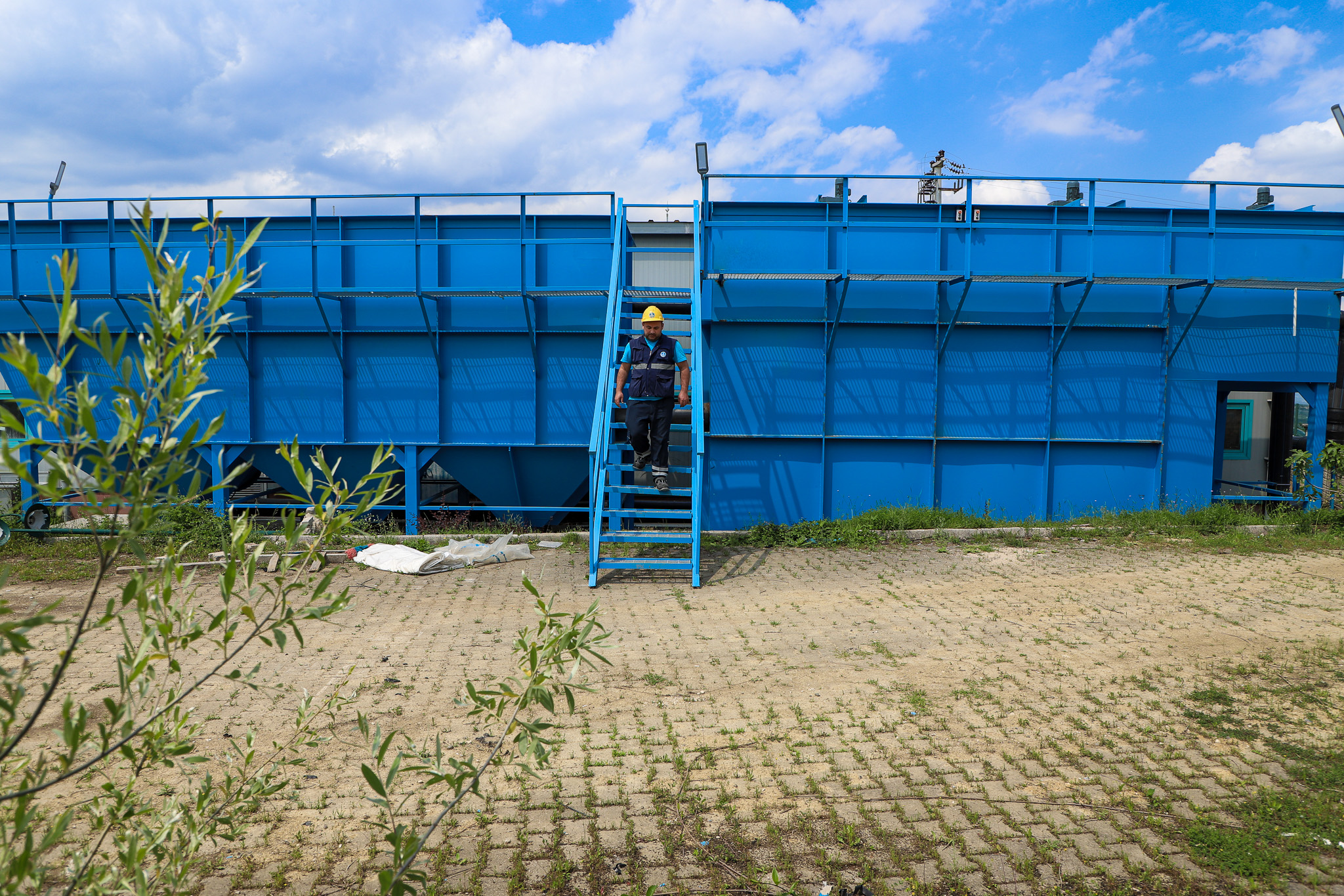 Karapürçek’te ön çökeltim sistemiyle arıtılan sular altyapı hatlarına ulaştı