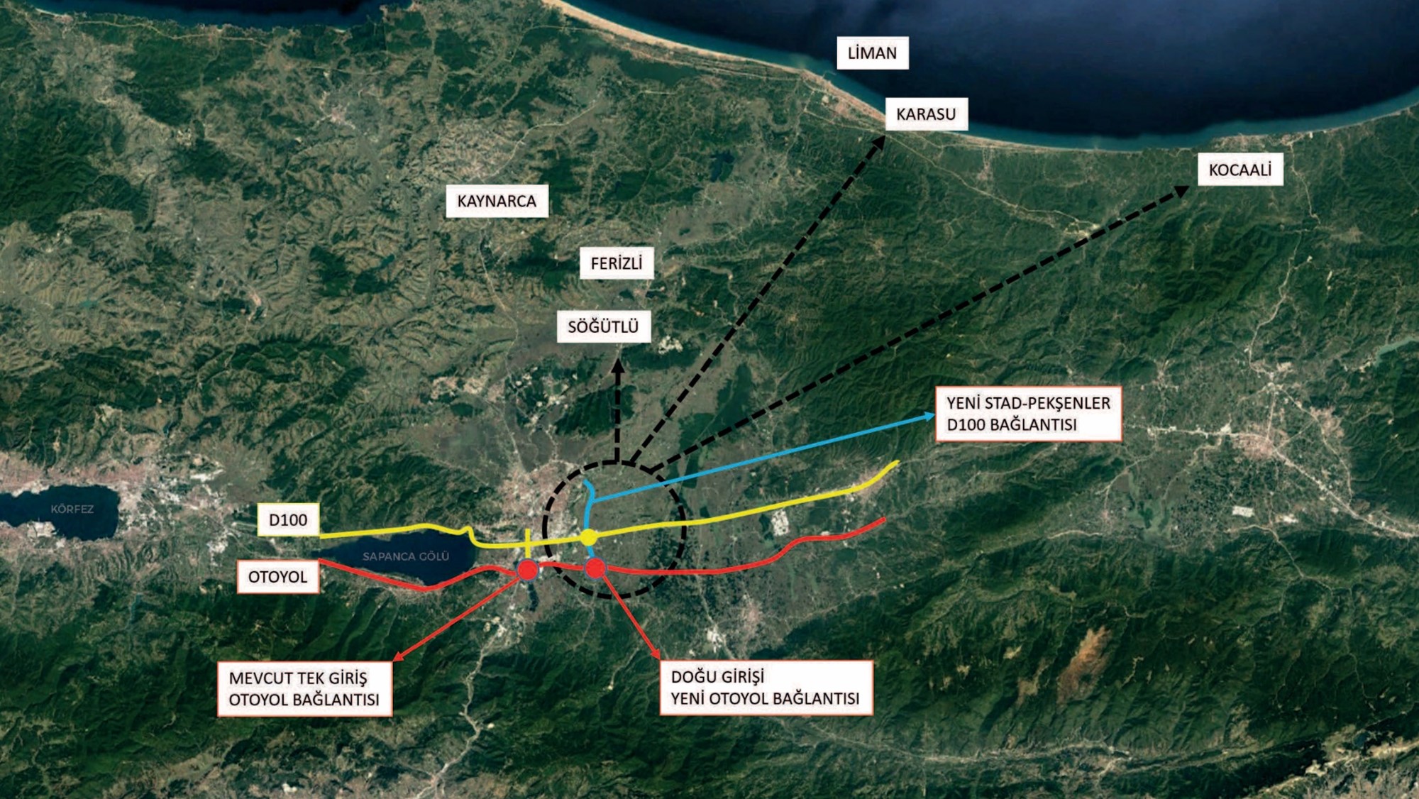 Yeni otoyol girişi ve duble yol için Bakan talimatı