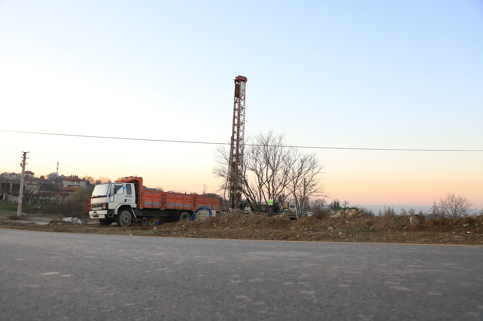 Ferizli Damlık ve Değirmencik Mahallelerinin yeni içme suyu kaynağına son 50 metre