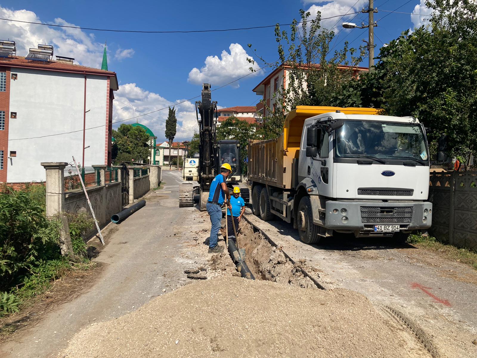 Ferizli İnönü Mahallesi’nde altyapı çalışmaları aralıksız devam ediyor