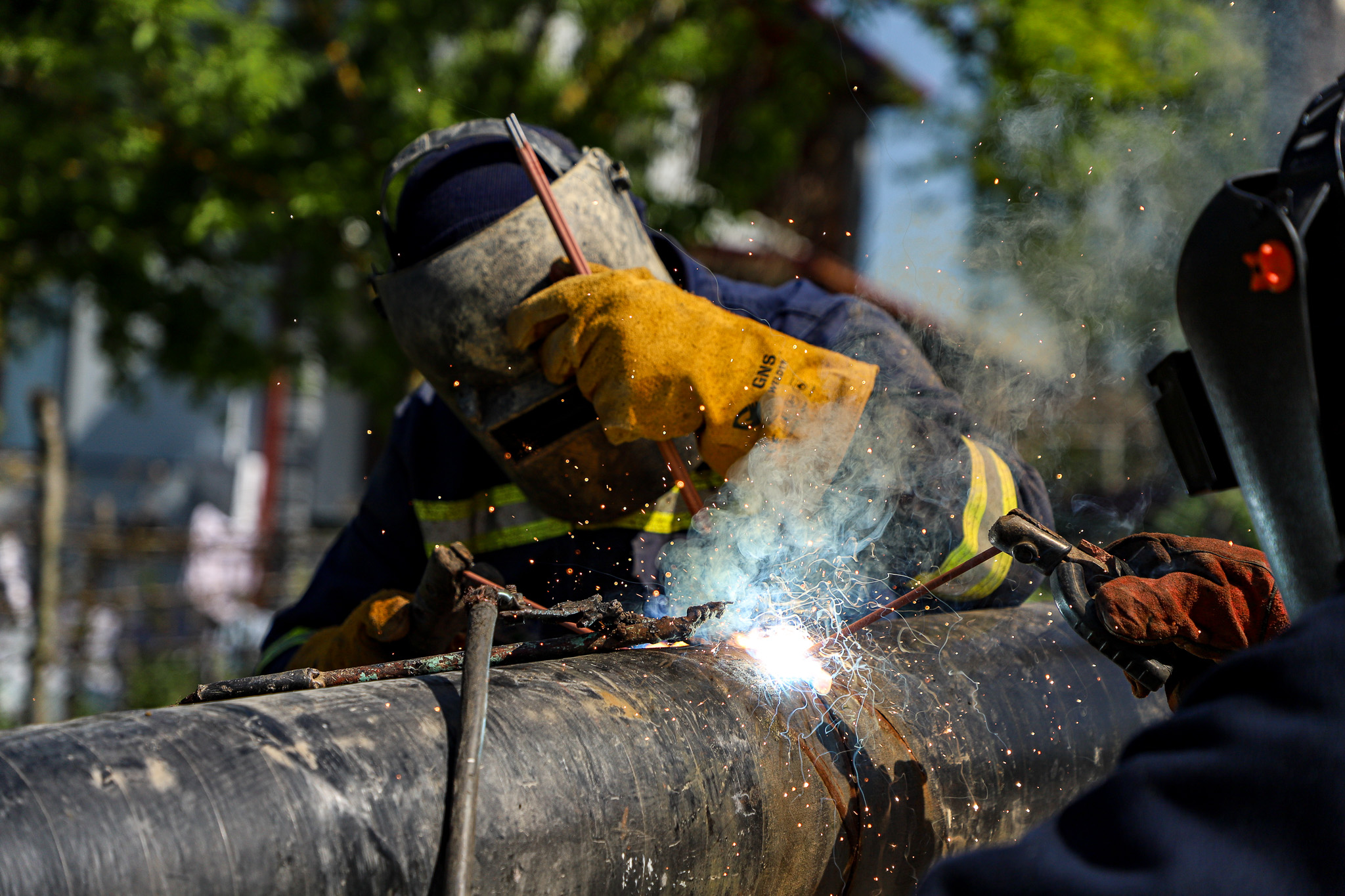 Yenilenen 3 bin 500 metrelik hat ile kayıpsız içme suyu iletiliyor
