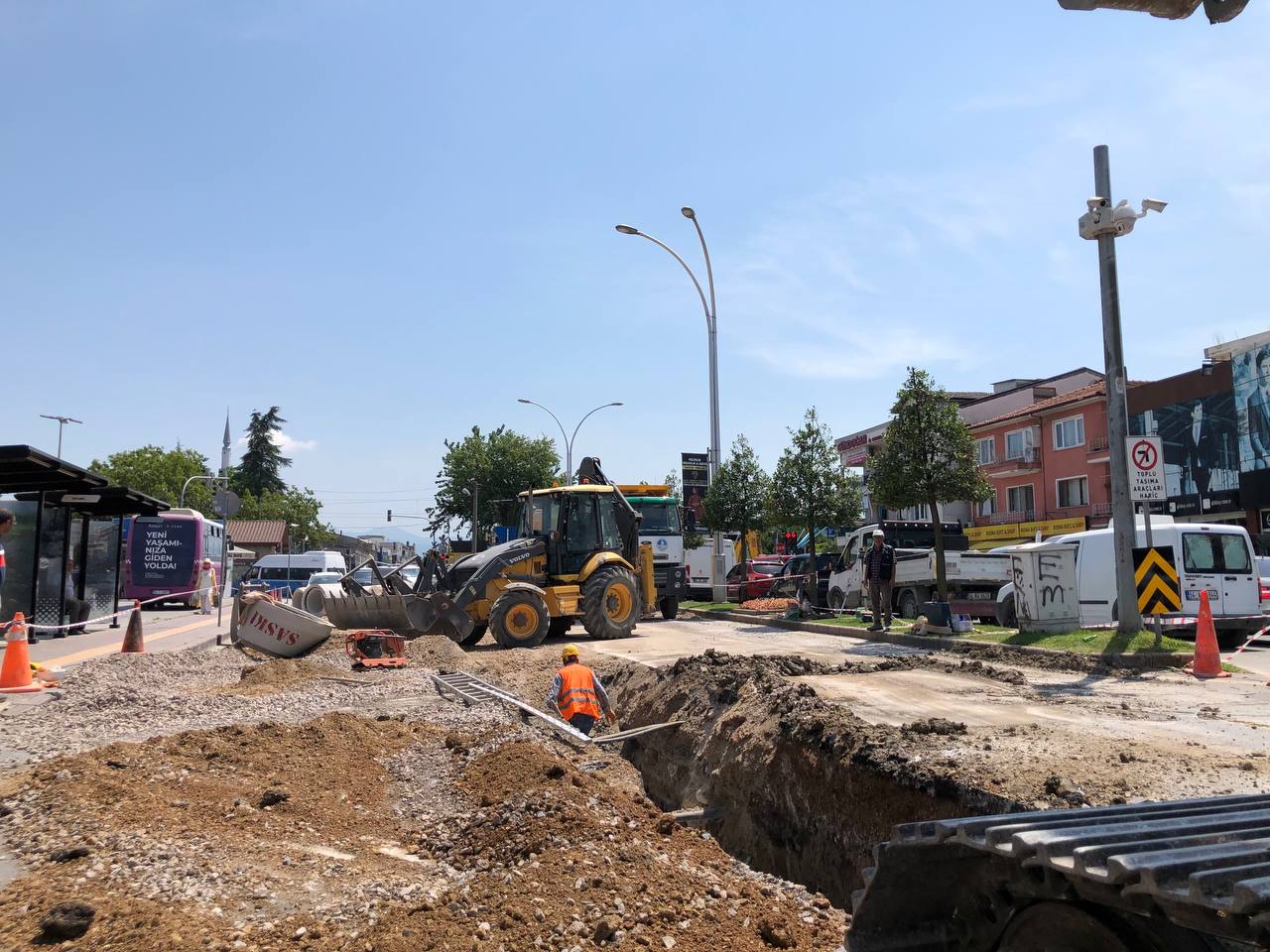 Katlı Pazar bölgesi altyapı çalışmalarında son etaba gelindi