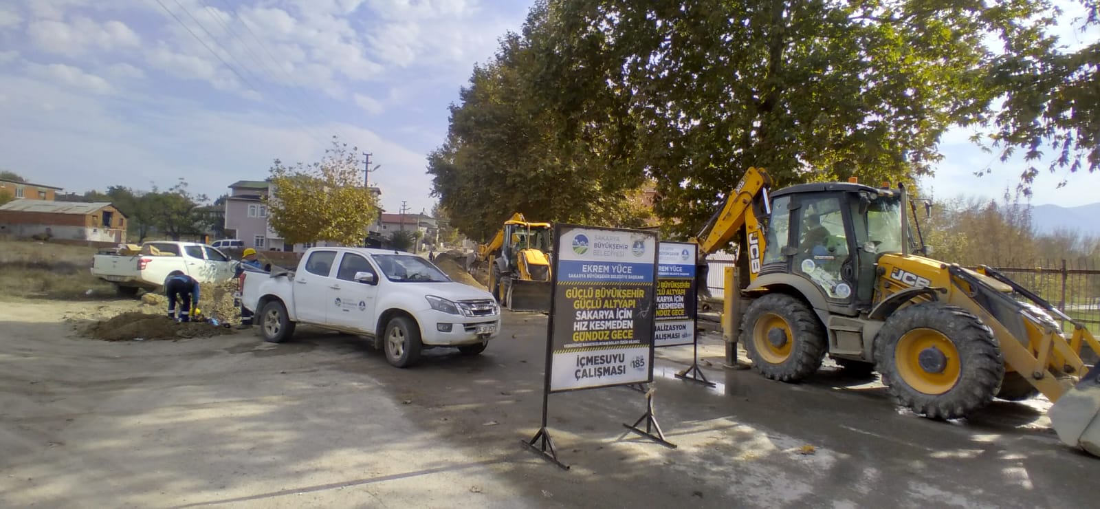 Büyükşehir’den Pamukova Ankara Caddesi’ne kesintisiz içmesuyu