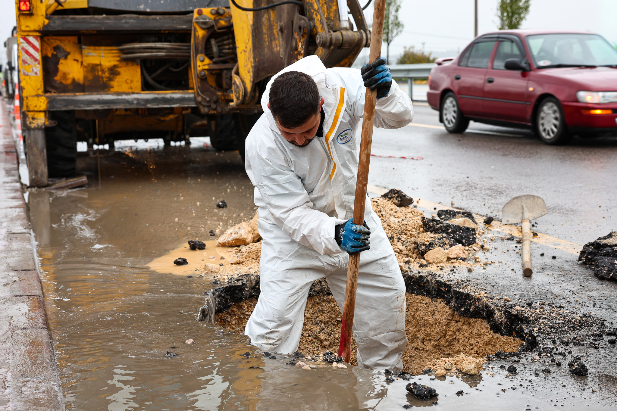 SASKİ’den yoğun yağışa hızlı müdahale