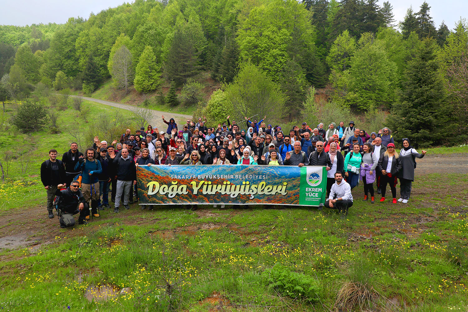 Doğa tutkunlarının rotası bu pazar Pamukova oldu