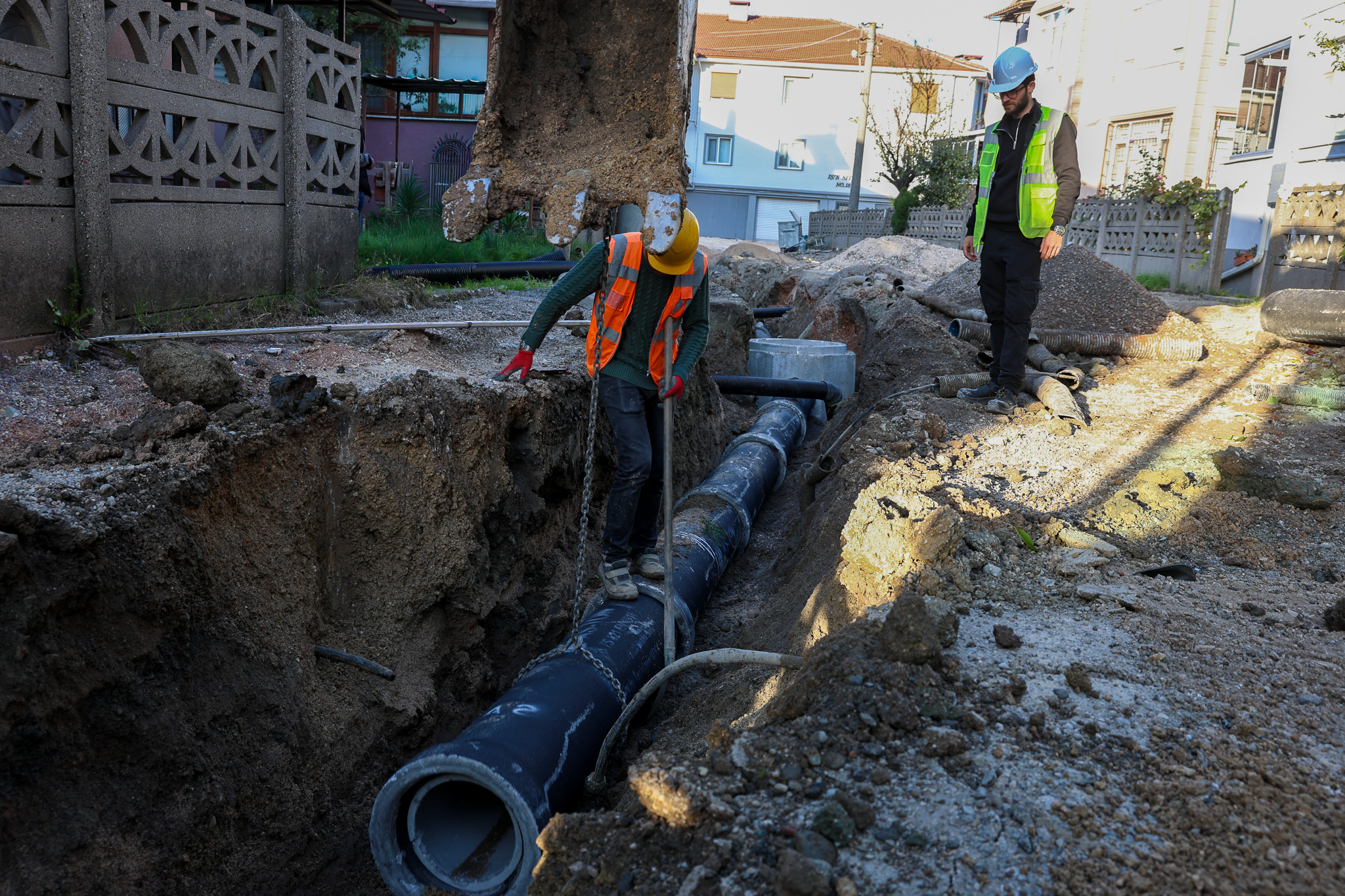 Güllük Mahallesi’nin altyapısı yoğun yağışlara karşı güvenli hale geliyor