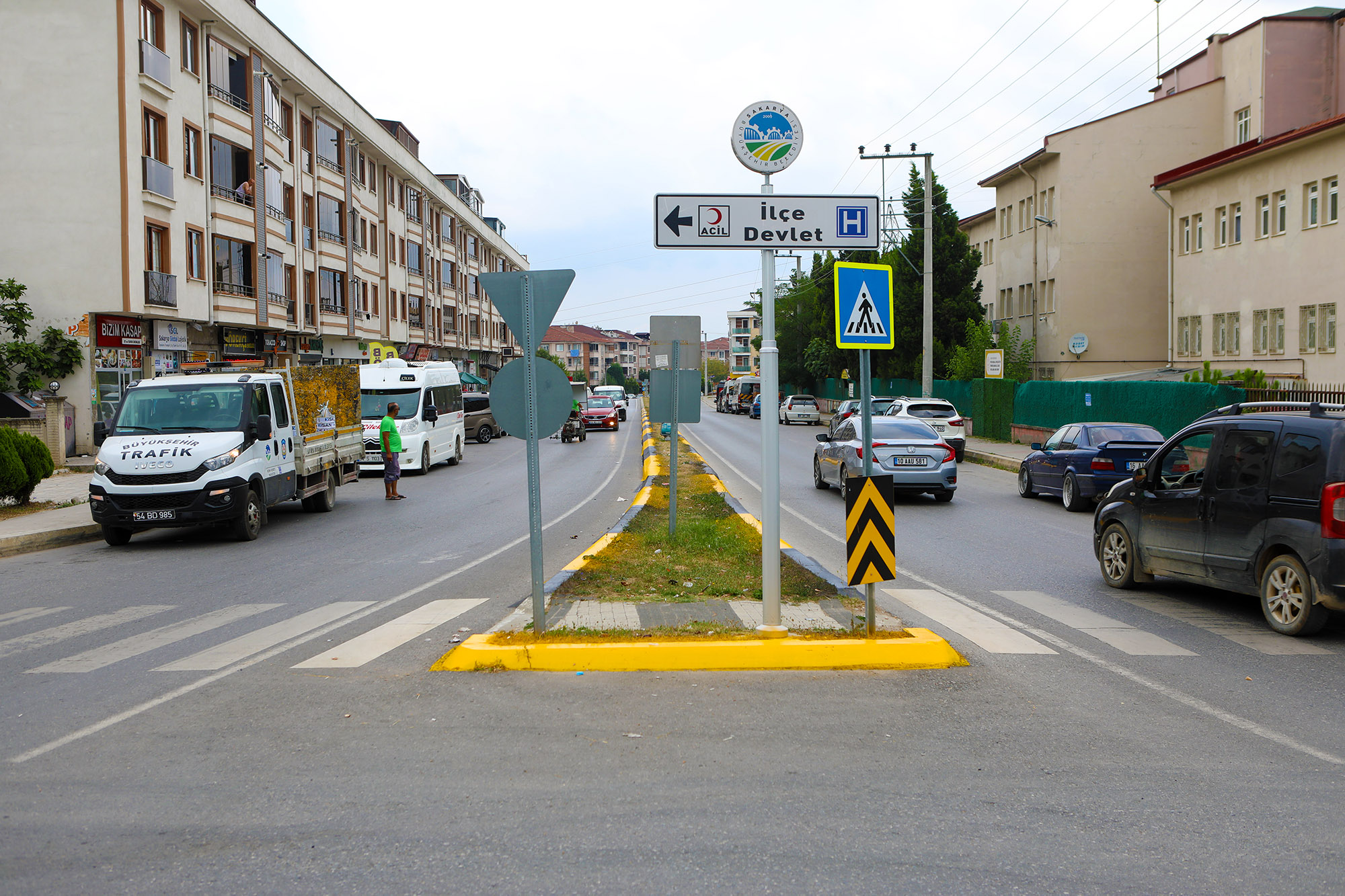 Hendek’in ulaşımı yeni renkleriyle artık daha güvenli