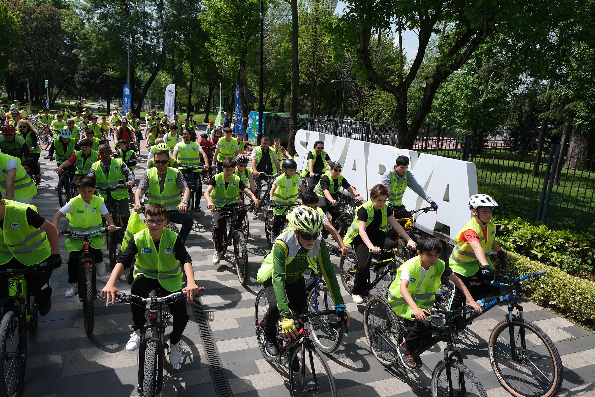 Trafik Haftası’nda pedallar farkındalık için çevrildi