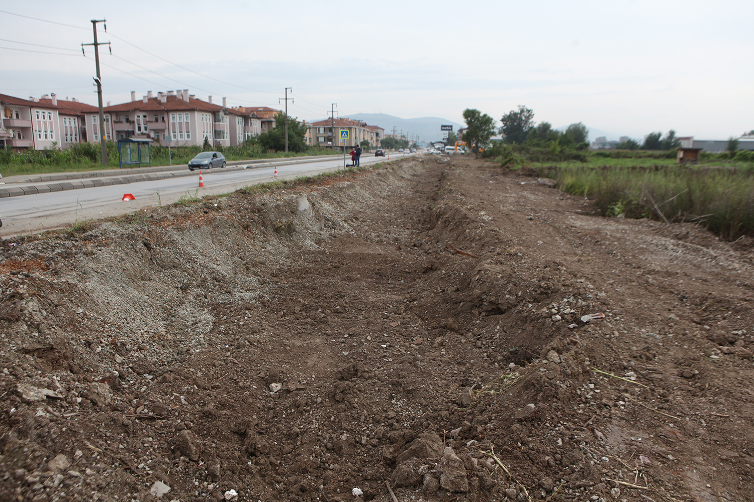 Yazlık Kipa arası yol çalışması başladı