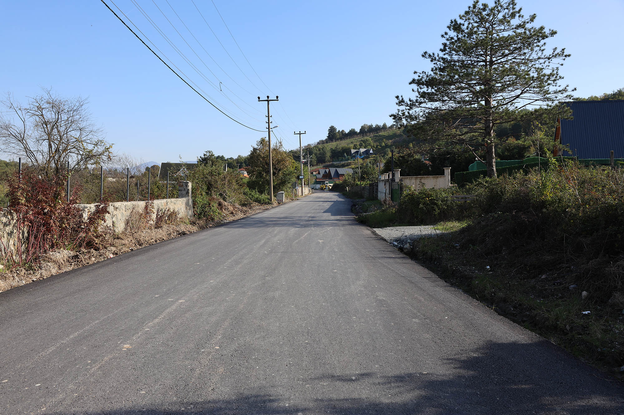 Sapanca Hacımercan’da yollar sıcak asfaltla buluştu