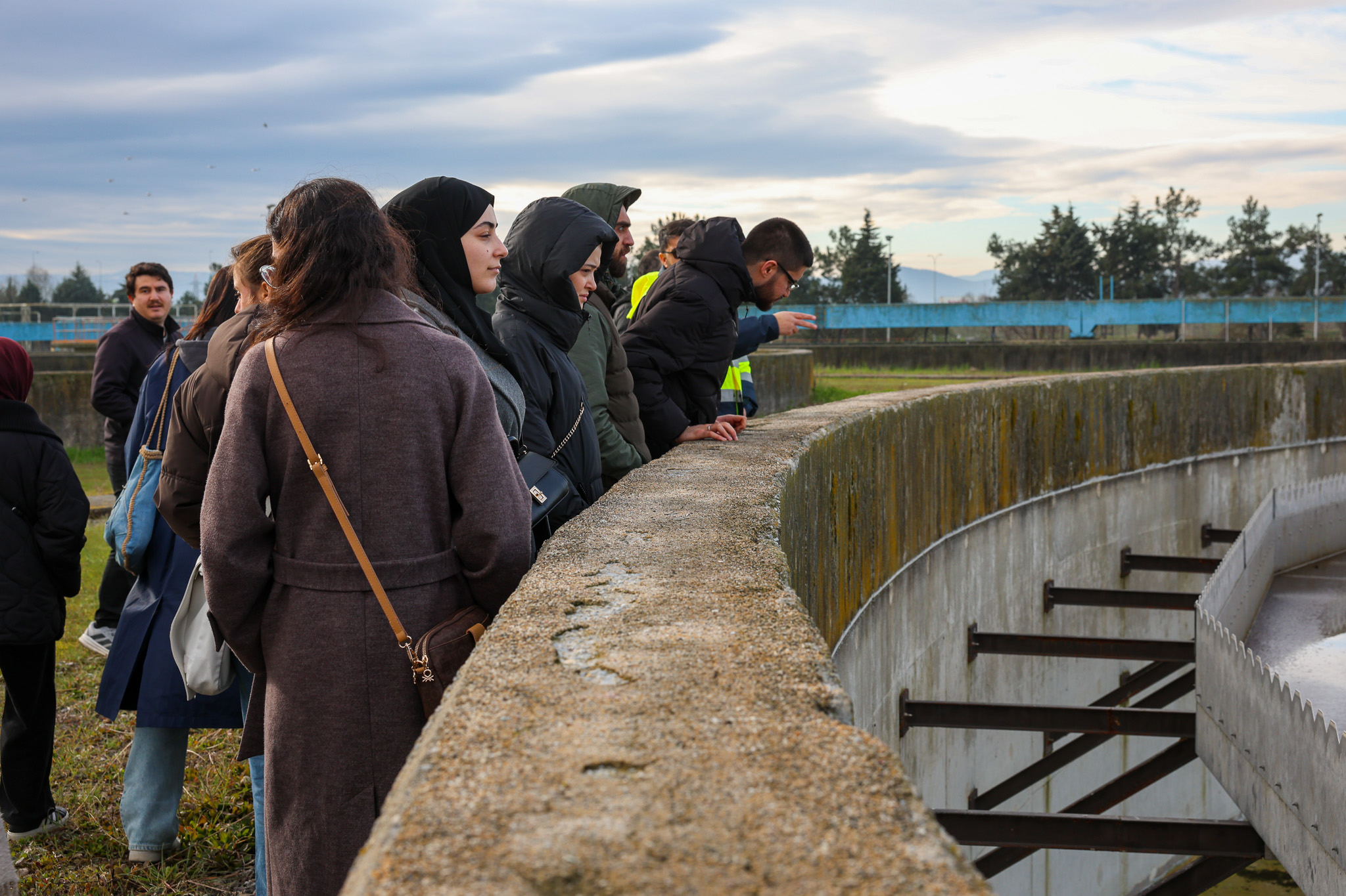 SASKİ’nin arıtma tesisleri öğrencilerin derslerine konu olmaya devam ediyor