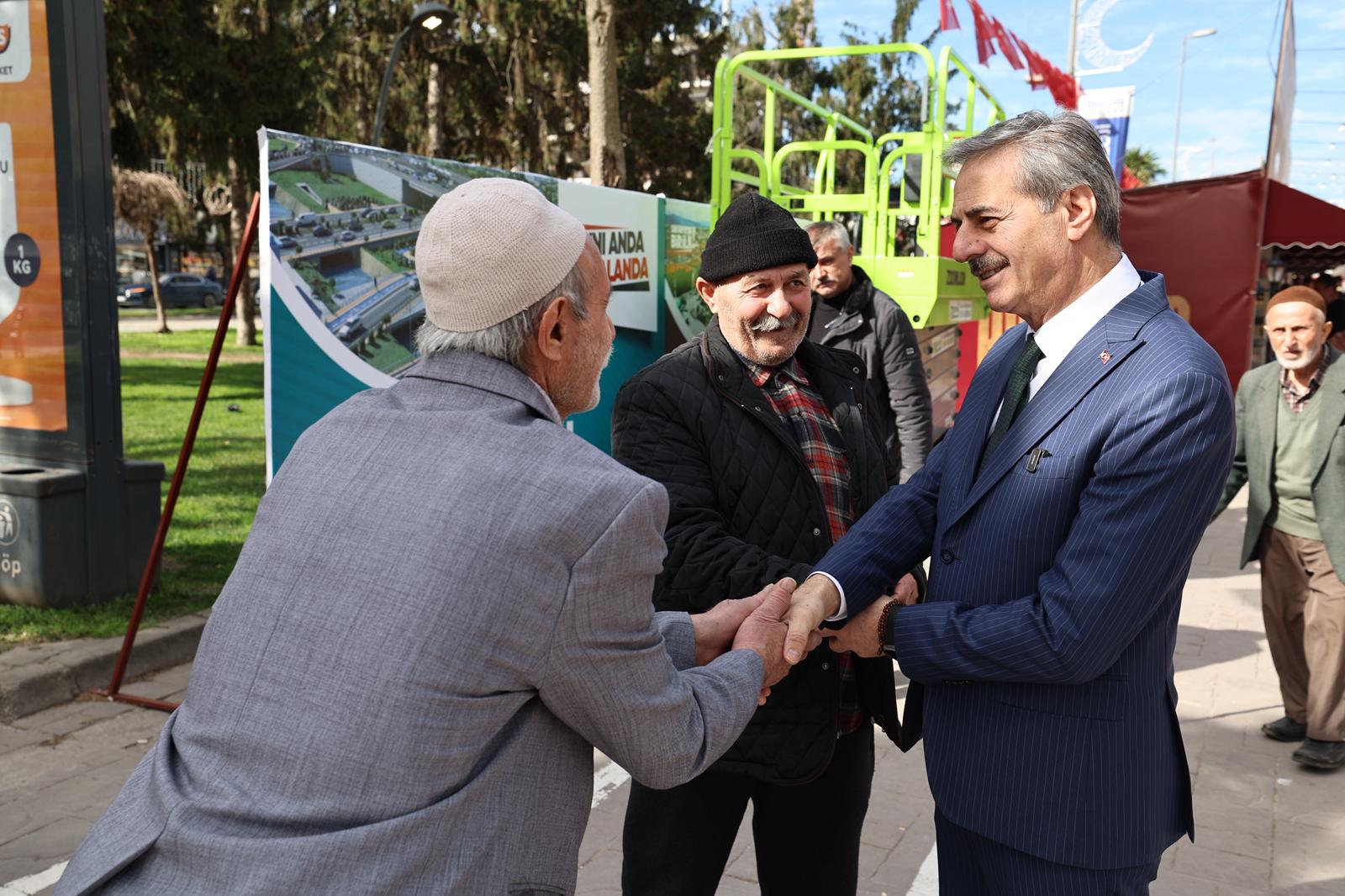 “Şehrimizde hizmet bayramını her alanda hissettirmeye devam edeceğiz”