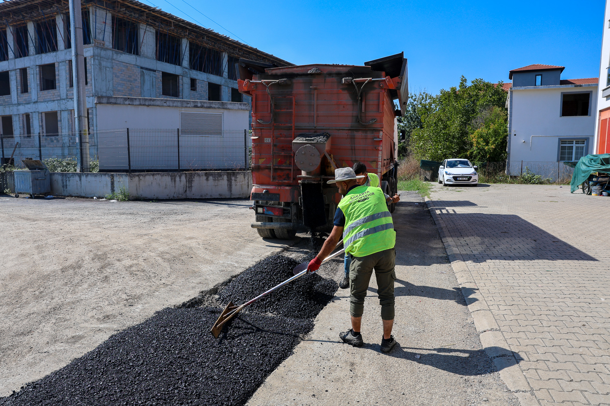 Altyapı çalışmaları tamamlanan noktalar sürücüler için güvenli hale getirildi