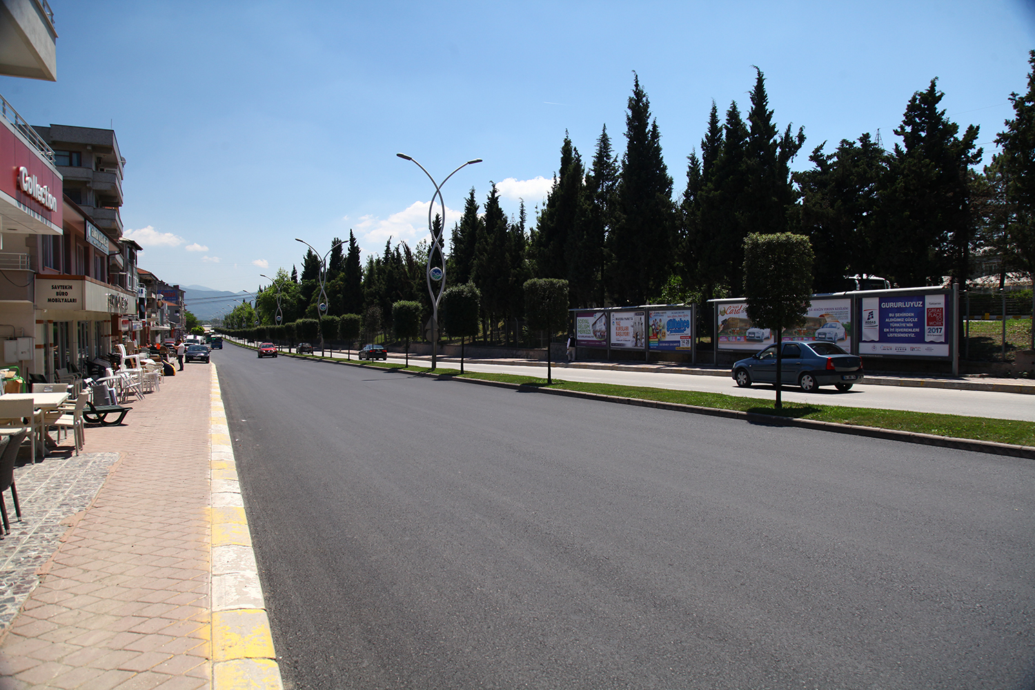 Orhangazi Caddesi asfaltla buluştu