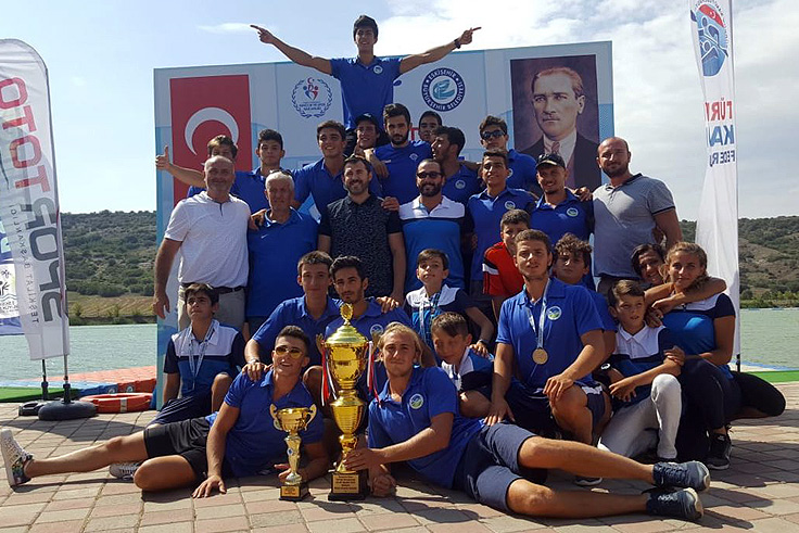 Büyükşehir kano takımı Türkiye Şampiyonu