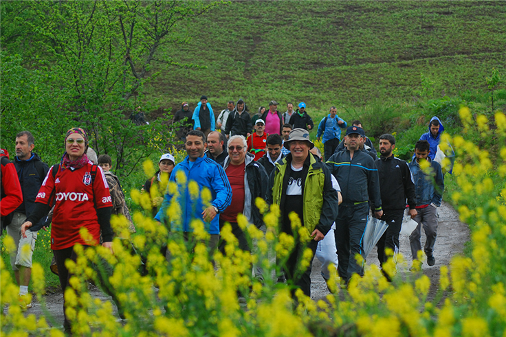 Büyük Yayla’da Yürüdüler