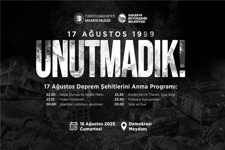 Depremin 26. yılı Demokrasi Meydanı’nda anılacak