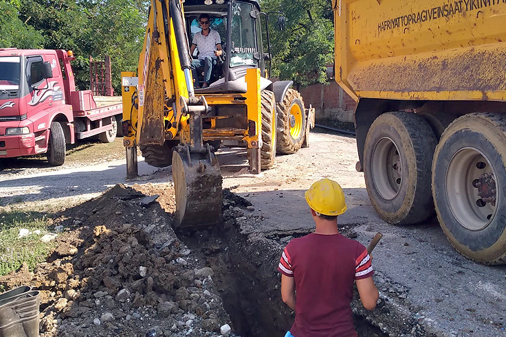 Ekinli’nin içmesuyu hattı yenileniyor