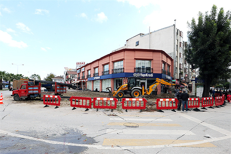 Sakarya Caddesi’nde Çalışmalar Başladı