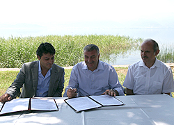 Çelik İsale Hattında İmzalar Atıldı