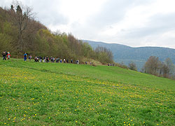 Sülüklü Göl Manzarasının Tadını Çıkardılar