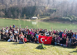 Çamlıca Gölü'nde Yürüyüş