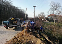 Ferizli'de Şebekeler Yenileniyor