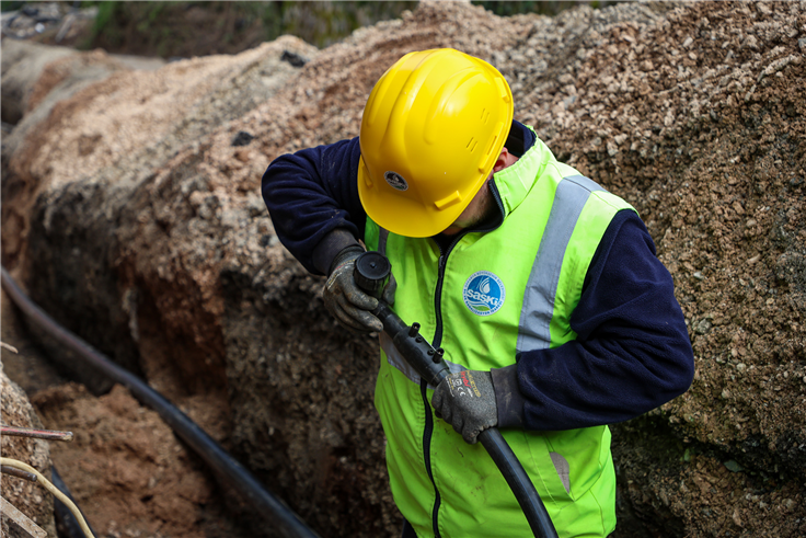 Sapanca’da Kuruçeşme’nin içme suyu hattı yenilendi
