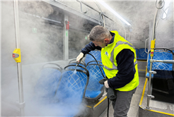 Büyükşehir’in toplu taşıma araçlarında hijyen önceliği en üst seviyede