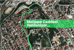 Maltepe Caddesi Yenileniyor