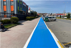 Büyükşehir’den Erenler’de bisiklet yollarına güvenli dokunuş