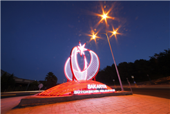 Sakarya Köprülü Kavşağı son haliyle ışıl ışıl