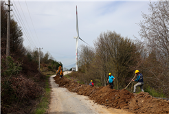 SASKİ, Geyve’de heyelanda zarar gören hattını güçlü bir temelle sil baştan yeniledi