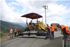 37 kilometrelik beton yol çalışmaları başladı