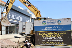Büyükşehir güçlü altyapı ağını Serdivan’da genişletiyor