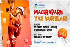 Macera Park yaz kursları başlıyor