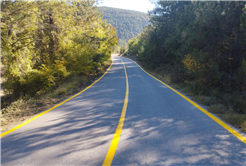 Yol çizgileri ile ulaşım güvenli hale geliyor