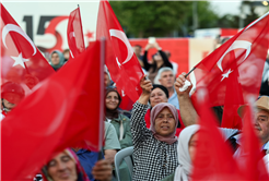 “Milletimiz uğruna can verilen vatanı darbecilere teslim etmedi, hiçbir zaman etmeyecek”