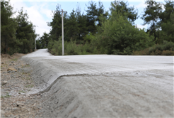 37 kilometrelik beton yol çalışmaları başladı