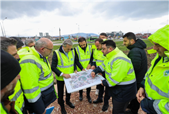 Yazlık Katlı Kavşağı’nda çalışmalar başladı