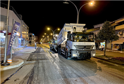 Saraybosna Caddesi’nde yenileme çalışmaları tamamlandı